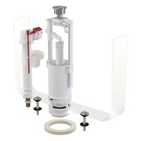 Выпускной комплект AlcaPlast со стоп кнопкой, впускной механизм, SA2000SK 3/8" CHROM