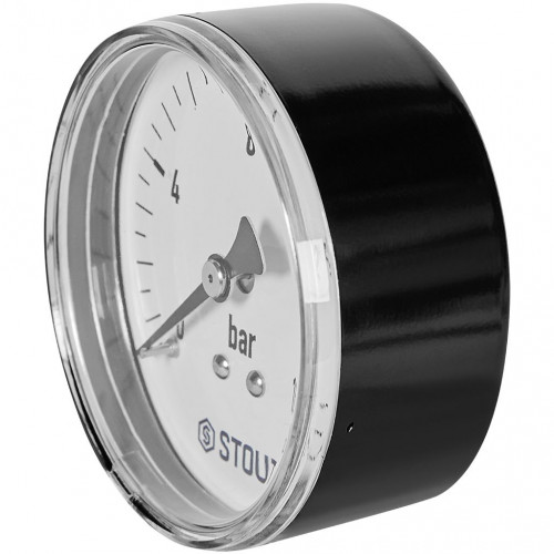 купить Манометр аксиальный STOUT корпус Dn 63 мм 1/4 , 0...16 бар, кл.2.5, SIM-1009-631608 - производитель STOUT