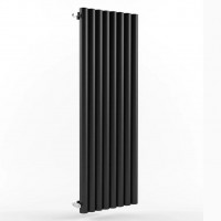 Радиатор стальной трубчатый STOUT Warmmet Power 76V длина 1000 мм секций 8 цвет RAL 9005 тип подключения: нижнее левое, PV.76.1000.8.636.BL.9005