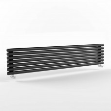 Радиатор стальной трубчатый STOUT Warmmet Power 76H ширина 750 мм секций 7 цвет RAL 9005 тип подключения: нижнее правое, PH.76.750.7.556.BR.9005