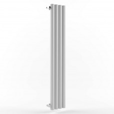 Радиатор стальной трубчатый STOUT Warmmet Power 76V высота 1750 мм секций 4 цвет RAL9016  тип подключения: нижнее левое, PV.76.1750.4.316.BL.9016