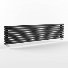 Радиатор стальной трубчатый STOUT Warmmet Power 76H ширина 1750 мм секций 8 цвет RAL9005 тип подключения: нижнее правое, PH.76.1750.8.636.BR.9005
