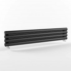 Радиатор стальной трубчатый STOUT Warmmet Power 76H ширина 2000 мм секций 4 цвет RAL9005 тип подключения: нижнее правое, PH.76.2000.4.316.BR.9005