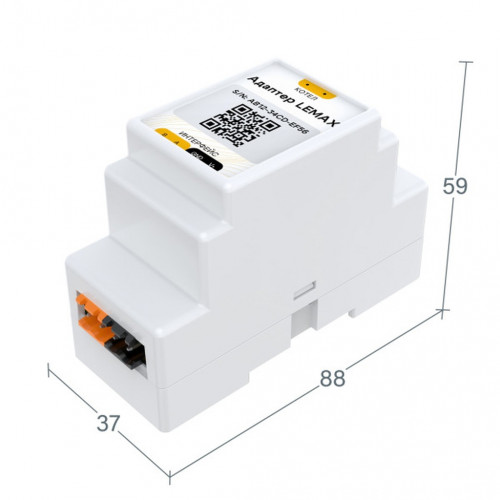 купить Адаптер STOUT Lemax, DIN, RS485 (Modbus), SMH-0002-010920 - производитель STOUT