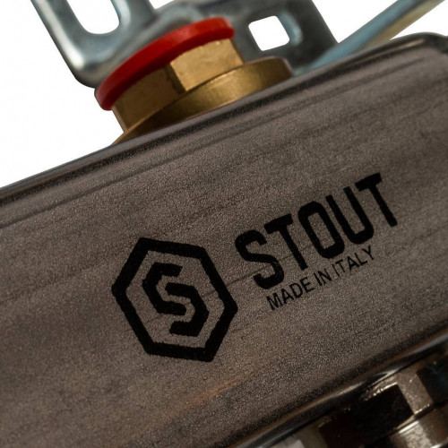 купить Коллектор из нержавеющей стали в сборе без расходомеров STOUT 4 выхода, SMS 0912 000004 - производитель STOUT