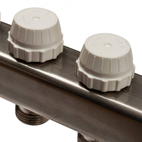 купить Коллектор из нержавеющей стали без расходомеров STOUT 7 выходов, SMS 0922 000007 - производитель STOUT
