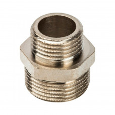 Ниппель НН STOUT переходной никелированный 1/4X1/8, SFT-0004-001418