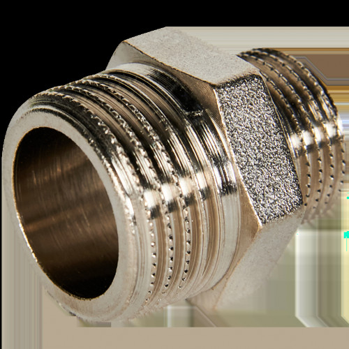 купить Ниппель НН STOUT переходной никелированный 1/2X3/8, SFT-0004-001238 - производитель STOUT