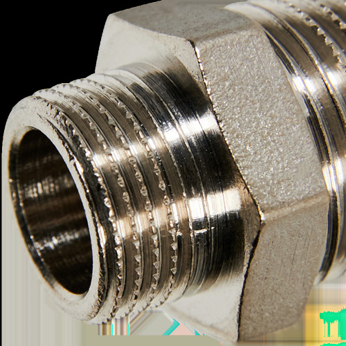 купить Ниппель НН STOUT переходной никелированный 1/2X3/8, SFT-0004-001238 - производитель STOUT