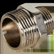Ниппель НН STOUT переходной никелированный 3/4X1/2, SFT-0004-003412