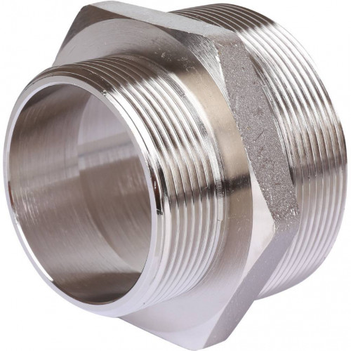 купить Ниппель НН STOUT переходной никелированный 2 1/2X2, SFT-0004-002122 - производитель STOUT