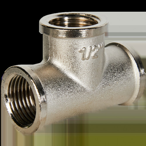 купить Тройник STOUT ВВ никелированный 1/2, SFT-0020-000012 - производитель STOUT