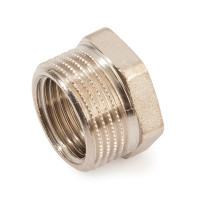 Футорка STOUT никелированная 3/4X1/4, SFT-0029-003414