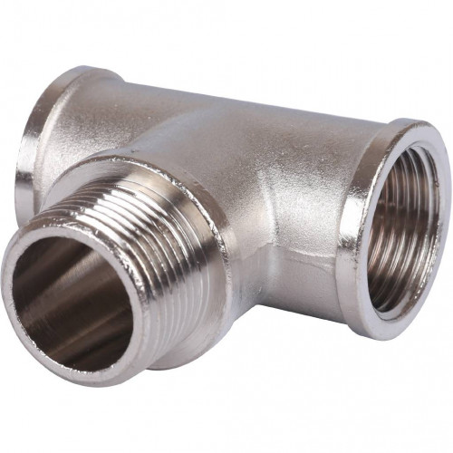 купить Тройник STOUT ВНВ никелированный 3/4 x3/4 x3/4, SFT-0065-343434 - производитель STOUT