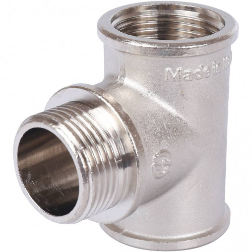 купить Тройник STOUT ВНВ никелированный 1 x1 x1, SFT-0065-000111 - производитель STOUT