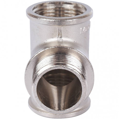 купить Тройник STOUT ВНВ никелированный 1 x1 x1, SFT-0065-000111 - производитель STOUT