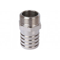 Штуцер STOUT НР никелированный 3/8 x12, SFT-0067-003812