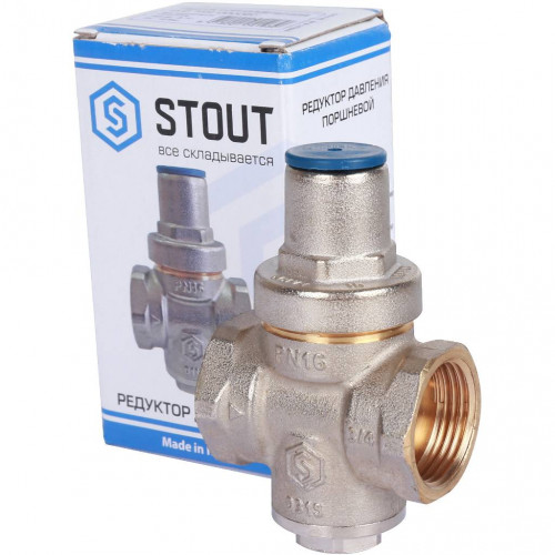 купить Редуктор давления STOUT PN16 вн/вн 3/4 без подкл. манометра, SVS-1009-000020 - производитель STOUT