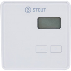 Проводной комнатный регулятор STOUT R-9b, белый, STE-0101-009001