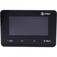 Проводной комнатный двухпозиционный регулятор STOUT ST-293v3, черный, STE-0101-029332