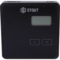 Беспроводной комнатный двухпозиционный регулятор STOUT ST-294v2, черный, STE-0101-029422