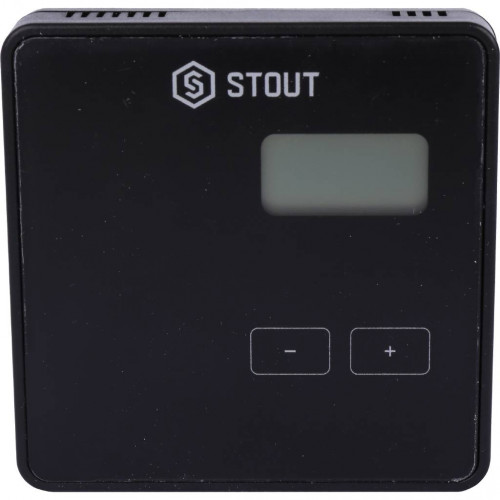 купить Беспроводной комнатный двухпозиционный регулятор STOUT ST-294v2, черный, STE-0101-029422 - производитель STOUT