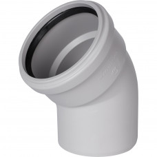 Отвод канализационный бесшумный STOUT D110х45°, SKB-0010-011045