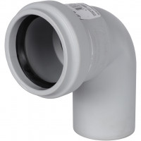 Отвод канализационный бесшумный STOUT D58х87,5°, SKB-0012-005887