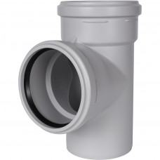 Тройник канализационный бесшумный STOUT D110x110/ 87,5°, SKB-0016-111187