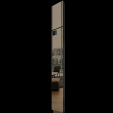 Дизайн-конвектор STOUT LUNA 225x1600 прав 1.1 кВт шнур RAL9005 Mirror bronze BI, SCD-0121-416022 9005