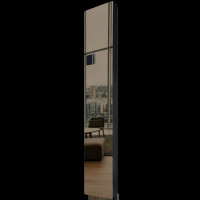 Дизайн-конвектор STOUT LUNA 300x1400 прав 1.8 кВт шнур RAL9005 Mirror bronze BI, SCD-1121-414030 9005