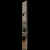 Дизайн-конвектор STOUT LUNA 300x2000 прав 3 кВт шнур RAL9005 Mirror bronze BI, SCD-1121-420030 9005