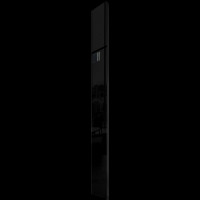Дизайн-конвектор STOUT LUNA 225x2200 прав 1.6 кВт шнур Glass RAL9005 BI, SCD-0121-122022 9005 9005