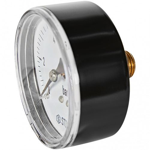 купить Манометр аксиальный STOUT корпус Dn 63 мм 1/4 , 0...10 бар, кл.2.5, SIM-1009-631008 - производитель STOUT
