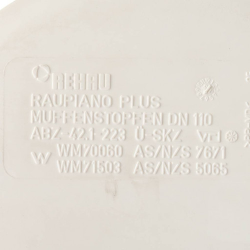 купить Заглушка РЕХАУ RAUPIANO PLUS 110, 11214741003 - производитель РЕХАУ