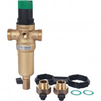 Фильтр Honeywell (Resideo Braukmann) с редуктором, на горячую воду, 100 мкм, 3/4, FK06-3/4"AAM