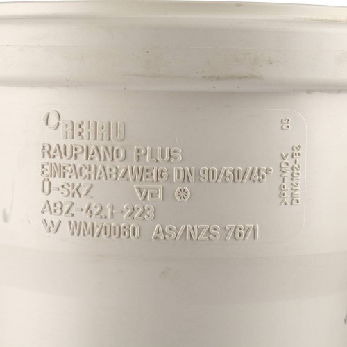 купить Тройник РЕХАУ RAUPIANO PLUS 90/50/45°, 11232741001 - производитель РЕХАУ