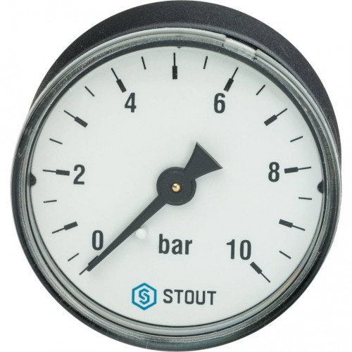 купить Манометр аксиальный STOUT 50 мм, SIM-0009-501008 - производитель STOUT