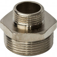 Ниппель НН STOUT переходной никелированный 1 1/4X3/4, SFT-0004-011434