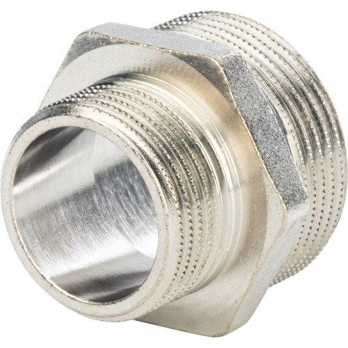 купить Ниппель НН STOUT переходной никелированный 1 1/4X1, SFT-0004-001141 - производитель STOUT