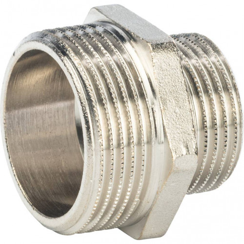 купить Ниппель НН STOUT переходной никелированный 1 1/4X1, SFT-0004-001141 - производитель STOUT