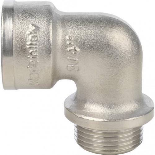 купить Угольник STOUT с упором НВ никелированный 3/4, SFT-0016-000034 - производитель STOUT
