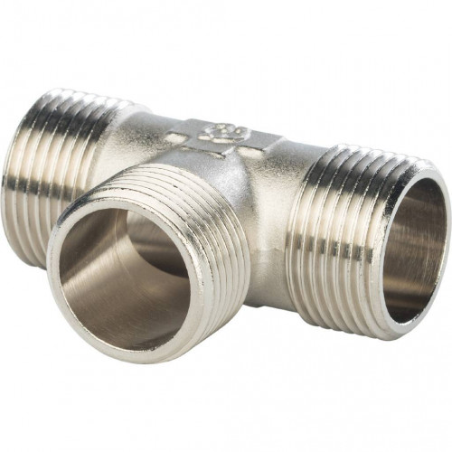 купить Тройник STOUT НН никелированный 1/2X1/2X1/2, SFT-0018-121212 - производитель STOUT