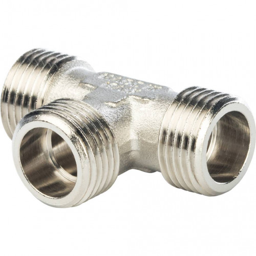 купить Тройник STOUT НН никелированный 3/4X3/4X3/4, SFT-0018-343434 - производитель STOUT