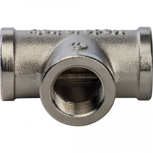 купить Тройник STOUT ВВ никелированный 3/8, SFT-0020-000038 - производитель STOUT