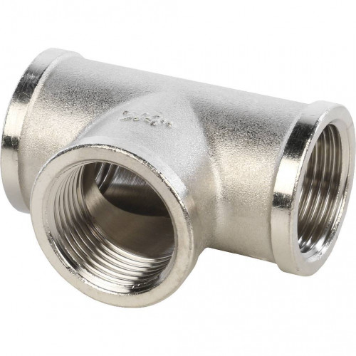 купить Тройник STOUT ВВ никелированный 3/4, SFT-0020-000034 - производитель STOUT