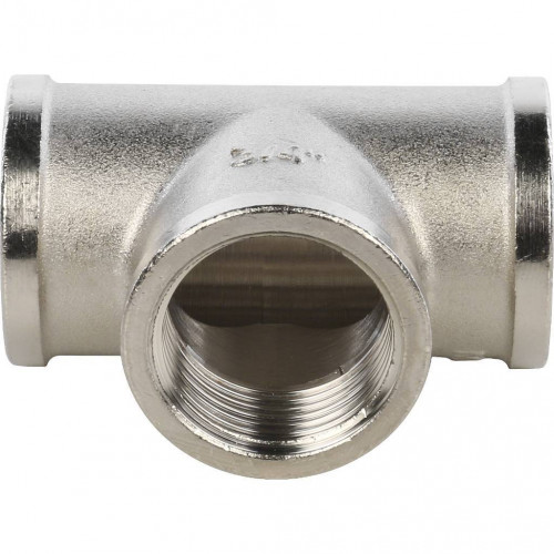купить Тройник STOUT ВВ никелированный 3/4, SFT-0020-000034 - производитель STOUT
