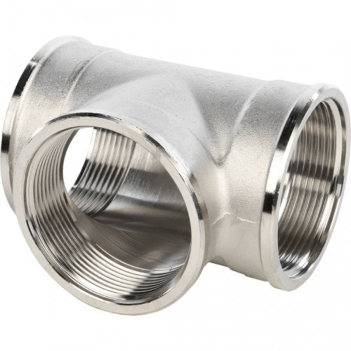 купить Тройник STOUT ВВ никелированный 2, SFT-0020-000002 - производитель STOUT