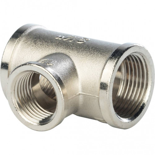 купить Тройник STOUT ВВ переходной никелированный 3/4X1/2X3/4, SFT-0022-341234 - производитель STOUT