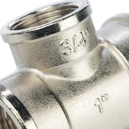 купить Тройник STOUT ВВ переходной никелированный 1 X3/4X1, SFT-0022-001341 - производитель STOUT